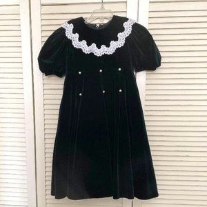Vintage 80's Sylvia Whyte for Saks Fifth Avenue Girls Dress Size 6